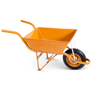 Carrinho de Mão Amarelo 70L Reforçado Alza