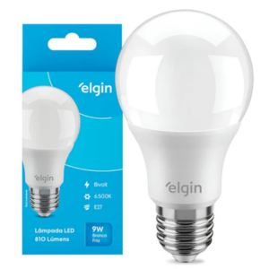 Lâmpada Led Bulbo 9W Bivolt Elgin