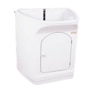 Tanque Gab Fibra 74LT Oval Branco Fiberblu