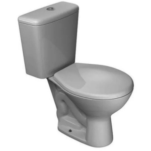 CJ Bacia CX Acopl Parati Logasa Cinza 3/6L Assento / Kit Fix